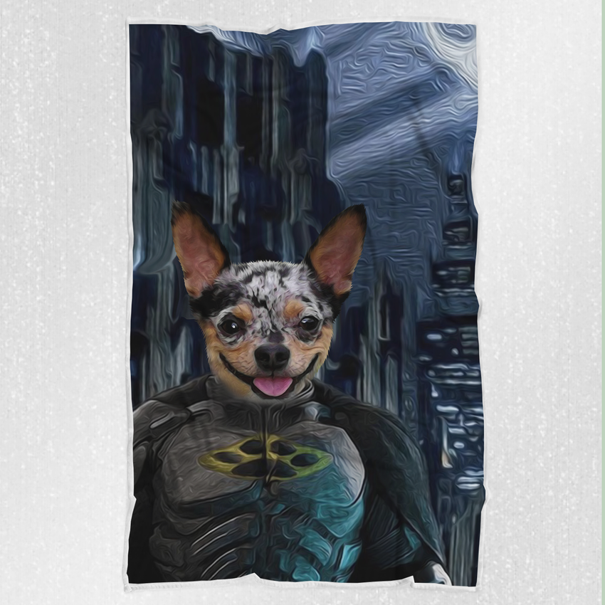 Tails And Paws Blanket THE BATIBOY - CUSTOM PET BLANKET