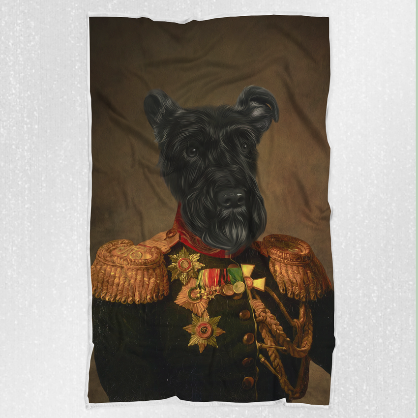 Tails And Paws Blanket THE BRIGHADIERE - CUSTOM PET BLANKET