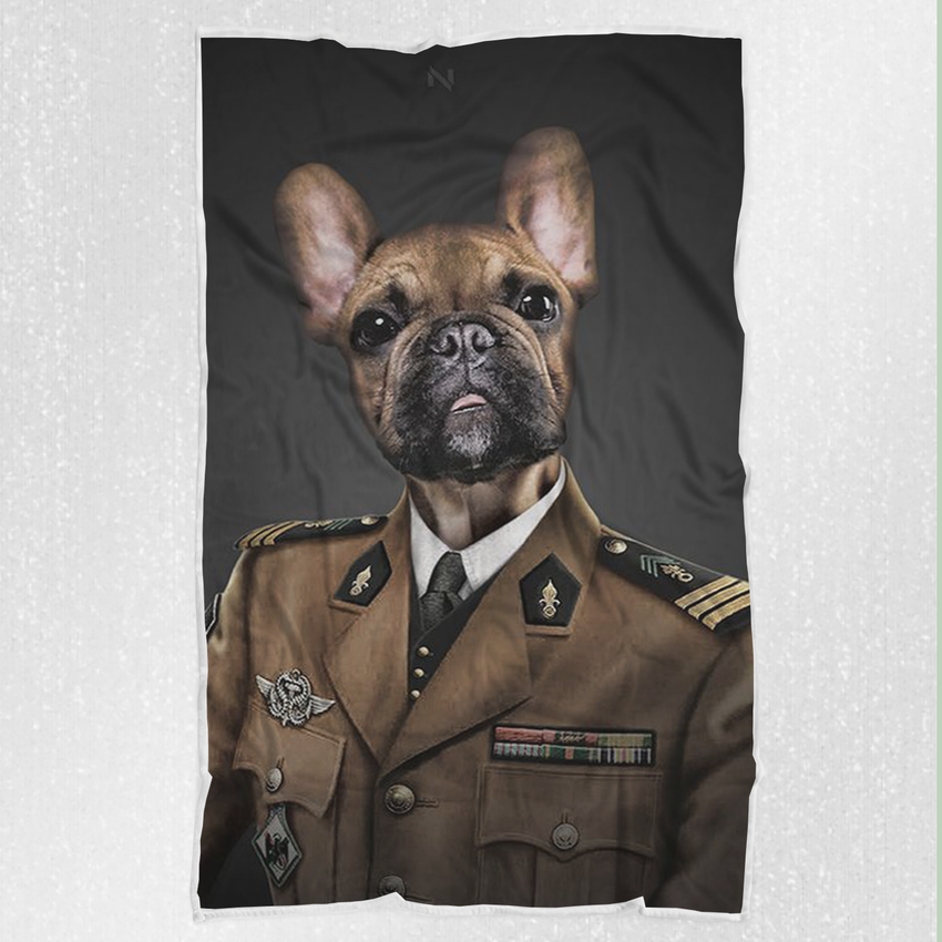 Tails And Paws Blanket THE CAPTAIN - CUSTOM PET BLANKET