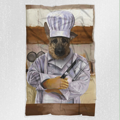 Tails And Paws Blanket THE CHEF - CUSTOM PET BLANKET