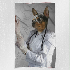 Tails And Paws Blanket THE DOGTOR - CUSTOM PET BLANKET