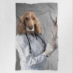 Tails And Paws Blanket THE DOGTOR - CUSTOM PET BLANKET