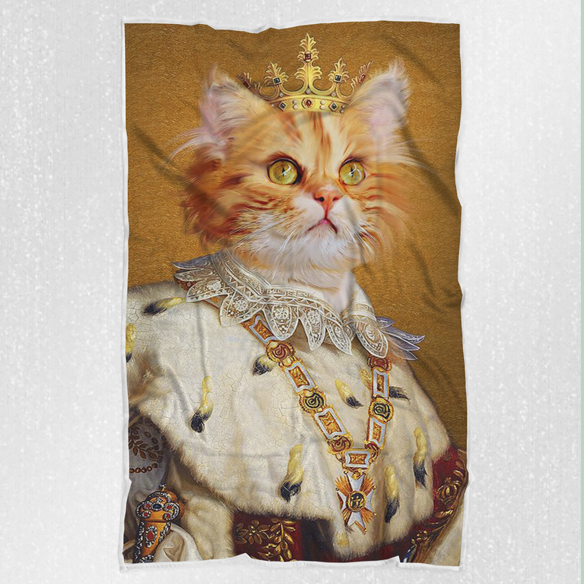 Tails And Paws Blanket THE EMPRESS - CUSTOM PET BLANKET