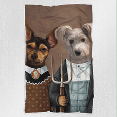 Tails And Paws Blanket THE FARMERS - CUSTOM PET BLANKET