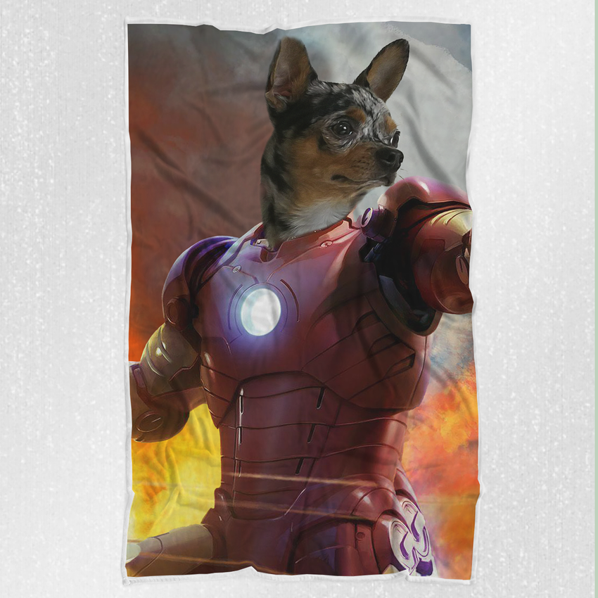 Tails And Paws Blanket THE IRON PET - CUSTOM PET BLANKET