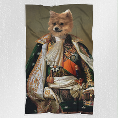Tails And Paws Blanket THE KING OF PAWS - CUSTOM PET BLANKET