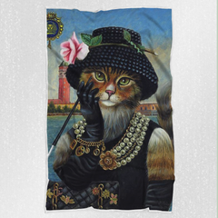 Tails And Paws Blanket THE LA DEMOISELLE - CUSTOM PET BLANKET