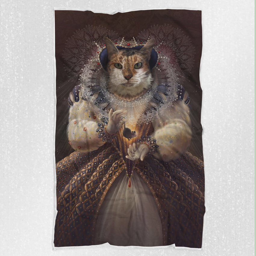 Tails And Paws Blanket THE PRICESSPAW - CUSTOM PET BLANKET