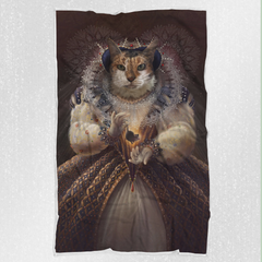 Tails And Paws Blanket THE PRICESSPAW - CUSTOM PET BLANKET