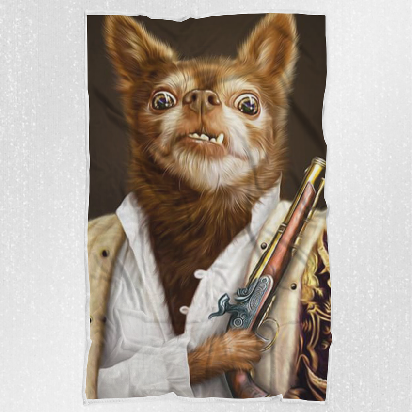 Tails And Paws Blanket THE REBEL - CUSTOM PET BLANKET