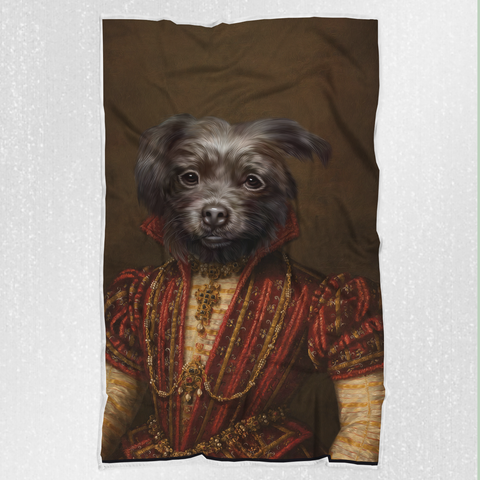 Tails And Paws Blanket THE RUBY GIRL - CUSTOM PET BLANKET