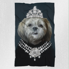 Tails And Paws Blanket THE THIFFANY LADY - CUSTOM PET BLANKET