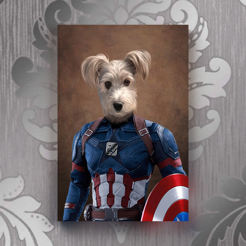 Tails And Paws Canvas 8” X 10” THE AMERIPAW - CUSTOM PET CANVAS