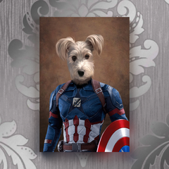 Tails And Paws Canvas 8” X 10” THE AMERIPAW - CUSTOM PET CANVAS