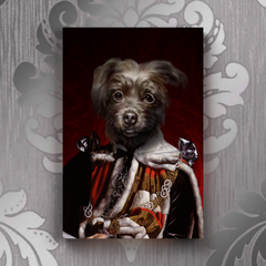 Tails And Paws Canvas 8” X 10” THE BARONPAW - CUSTOM PET CANVAS