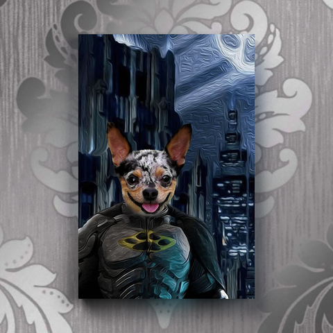 Tails And Paws Canvas 8” X 10” THE BATIBOY - CUSTOM PET CANVAS