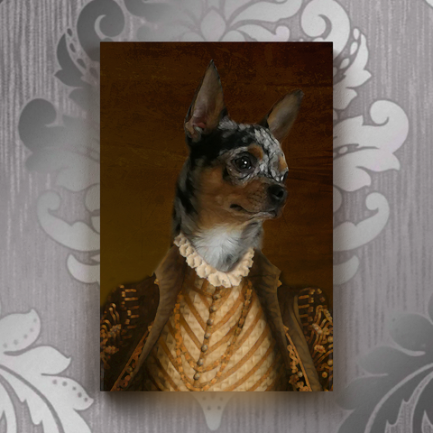 THE CLASSY - CUSTOM PET CANVAS
