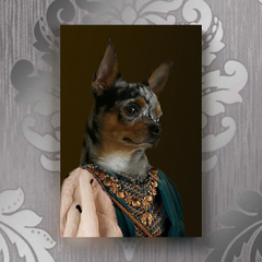 Tails And Paws Canvas 8” X 10” THE CONQUEROR - CUSTOM PET CANVAS
