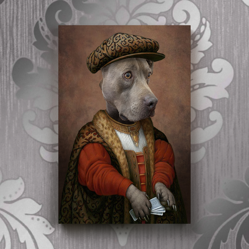 Tails And Paws Canvas 8” X 10” THE DESIGNER - CUSTOM PET CANVAS