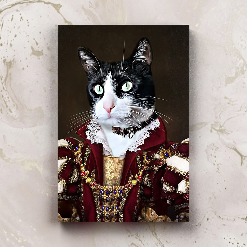 Tails And Paws Canvas 8” X 10” THE DONA - CUSTOM PET CANVAS