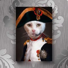 Tails And Paws Canvas 8” X 10” THE EMPEROR - CUSTOM PET CANVAS