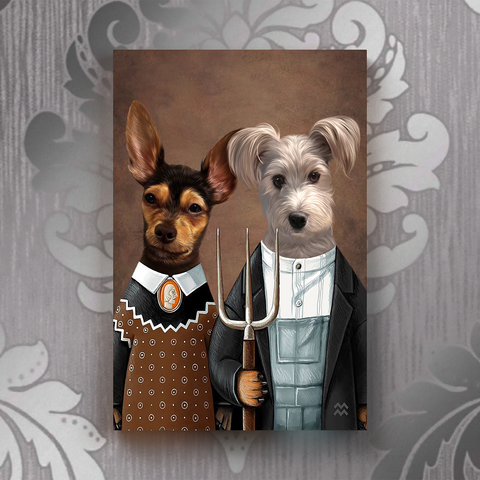Tails And Paws Canvas 8” X 10” THE FARMERS - CUSTOM PET CANVAS