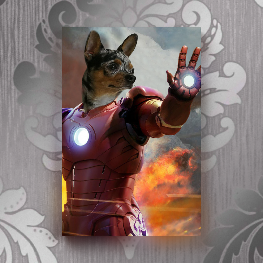 Tails And Paws Canvas 8” X 10” THE IRON PET - CUSTOM PET CANVAS