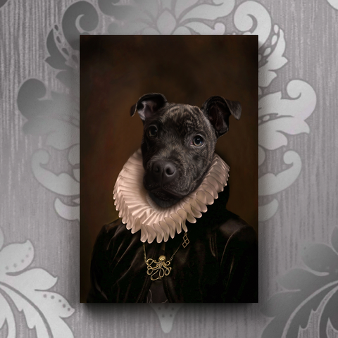 Tails And Paws Canvas 8” X 10” THE KING IV - CUSTOM PET CANVAS