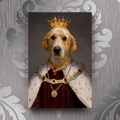 Tails And Paws Canvas 8” X 10” THE KING MMXX (2020) - CUSTOM PET CANVAS