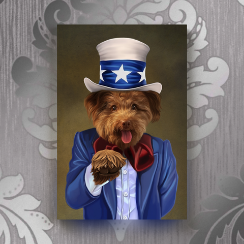 Tails And Paws Canvas 8” X 10” THE LUCKY PET - CUSTOM PET CANVAS