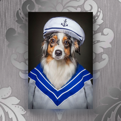 Tails And Paws Canvas 8” X 10” THE MATINERO - CUSTOM PET CANVAS