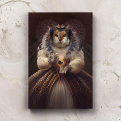 Tails And Paws Canvas 8” X 10” THE PRICESSPAW - CUSTOM PET CANVAS
