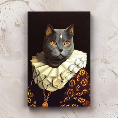 Tails And Paws Canvas 8” X 10” THE QUEEN OF THE FOUR KINGDOMS - CUSTOM PET CANVAS