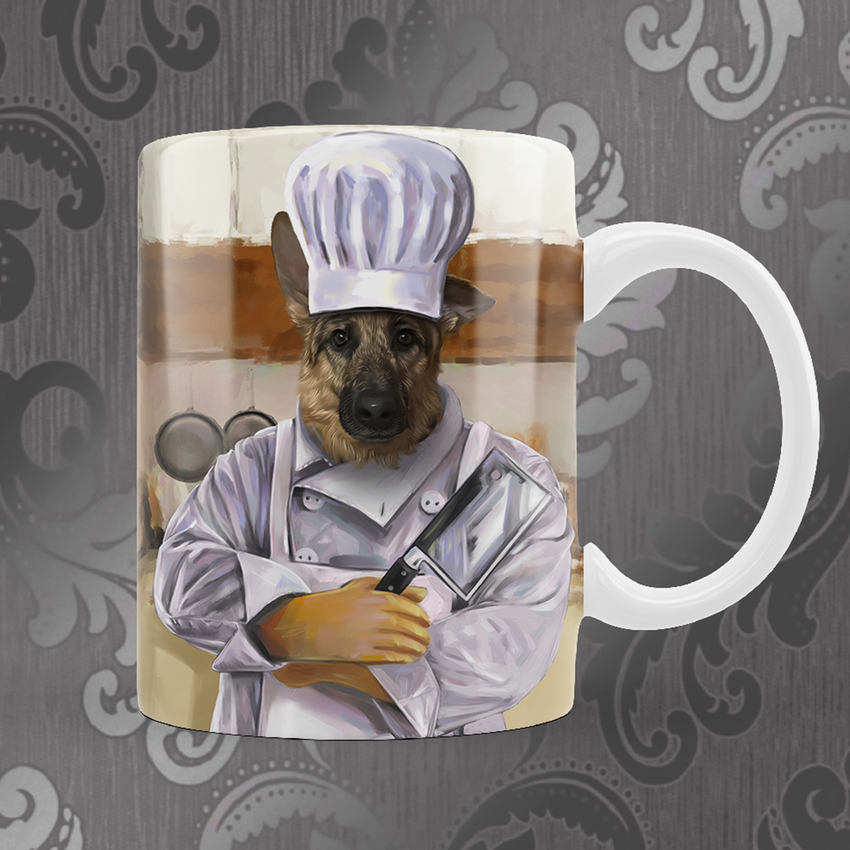 Tails And Paws Mug THE CHEF - CUSTOM PET MUG