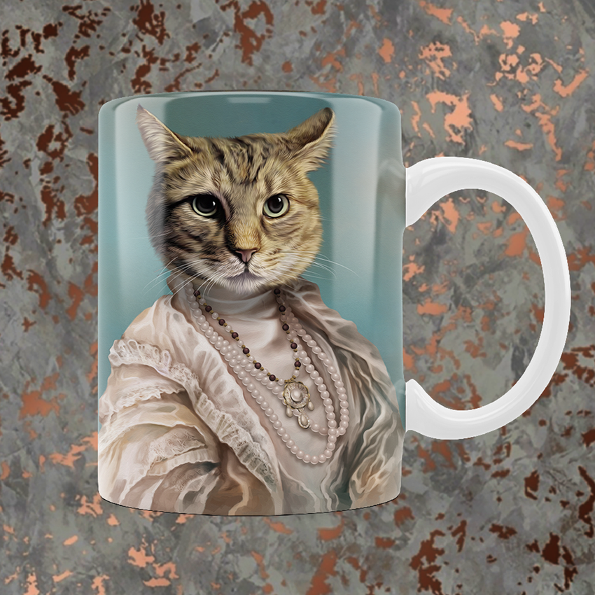 Tails And Paws Mug THE COUNTESS - CUSTOM PET MUG