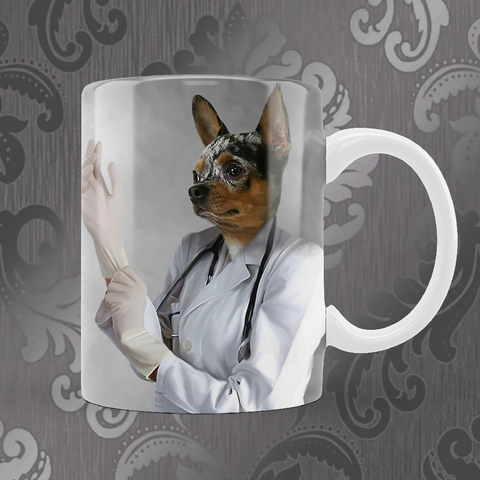 Tails And Paws Mug THE DOGTOR - CUSTOM PET MUG