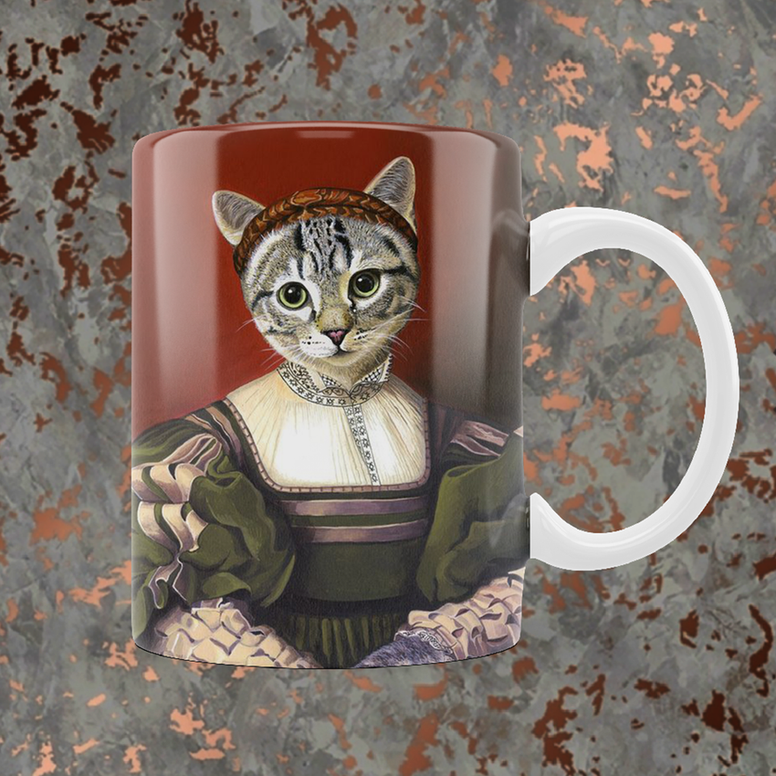 Tails And Paws Mug THE DONCELLA - CUSTOM PET MUG