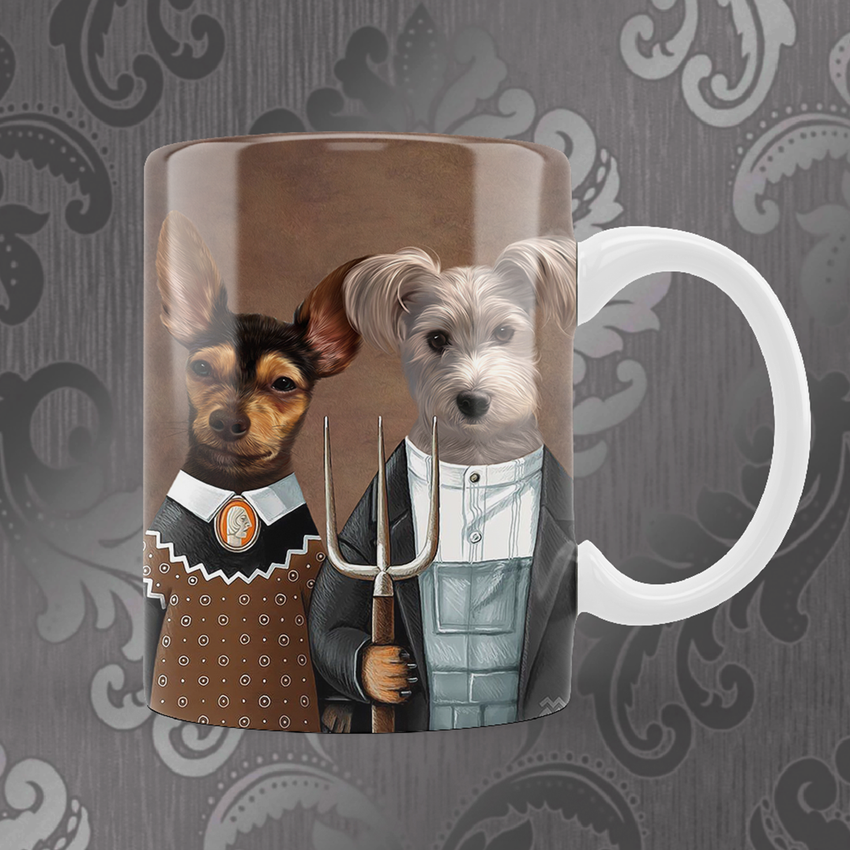 Tails And Paws Mug THE FARMERS - CUSTOM PET MUG