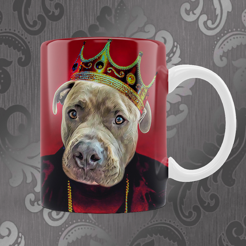 Tails And Paws Mug THE GLORIOUS KING - CUSTOM PET MUG