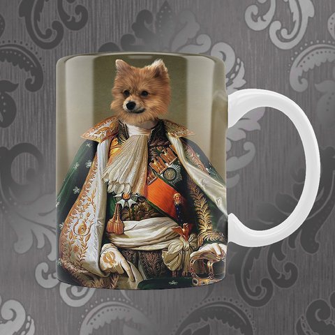Tails And Paws Mug THE KING OF PAWS - CUSTOM PET MUG