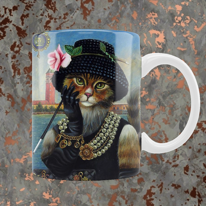 Tails And Paws Mug THE LA DEMOISELLE - CUSTOM PET MUG