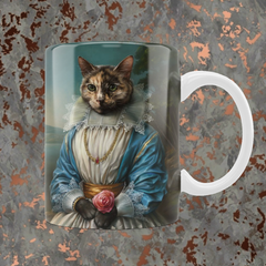 Tails And Paws Mug THE LADY - CUSTOM PET MUG