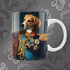 Tails And Paws Mug THE LIEUTENANT COLONEL - CUSTOM PET MUG