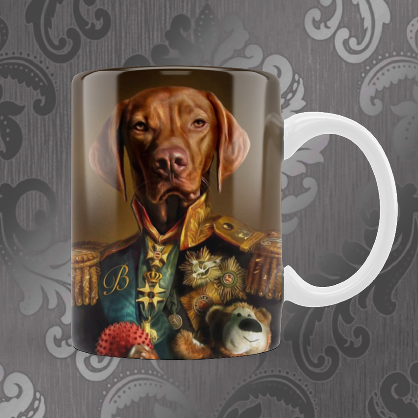 Tails And Paws MUG THE MARSHALY- CUSTOM PET MUG