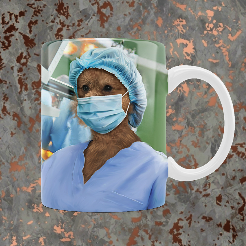 Tails And Paws Mug THE NURSE - CUSTOM PET MUG
