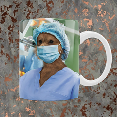 Tails And Paws Mug THE NURSE - CUSTOM PET MUG