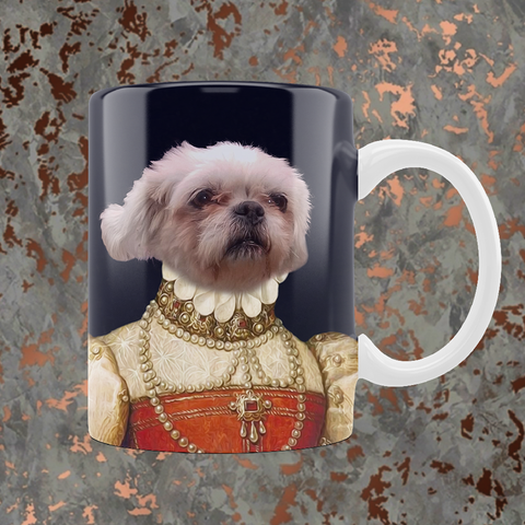 Tails And Paws Mug THE PEARL QUEEN - CUSTOM PET MUG