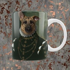 Tails And Paws Mug THE QUEEN OF PAWS - CUSTOM PET MUG