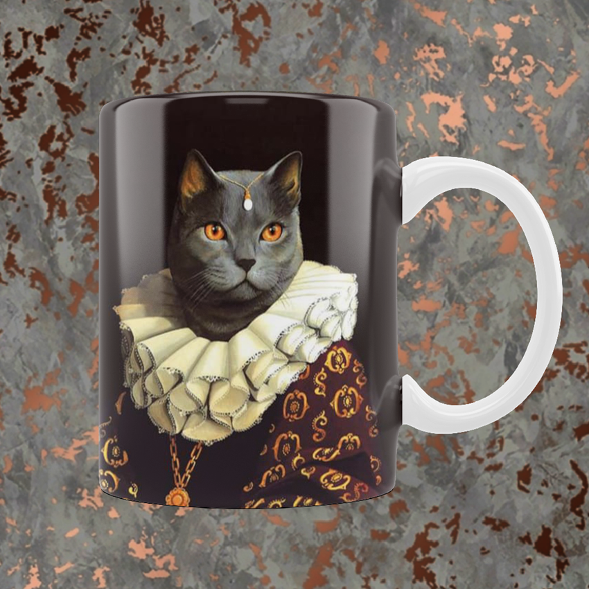 Tails And Paws Mug THE QUEEN OF THE FOUR KINGDOMS - CUSTOM PET MUG