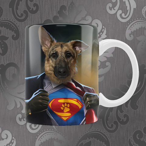 Tails And Paws Mug THE SUPERHERO - CUSTOM PET MUG